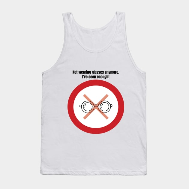 Glasses Tank Top by mmdesign